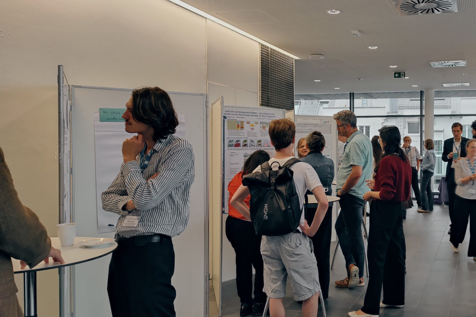 Pausengespräche und Posterpräsentation